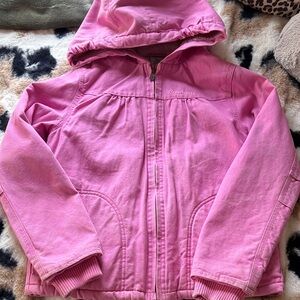 Pink Sherpa Lined Carhartt Jacket